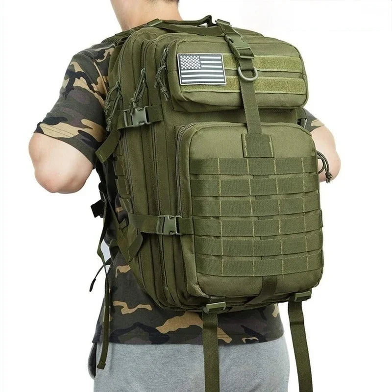 A tactical backpack for men