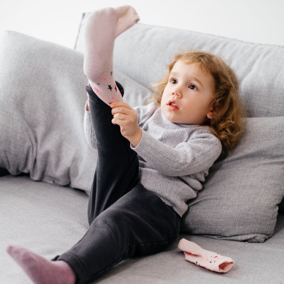 Kids' socks in various cute designs from Haile Cozzie Soles LLC