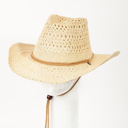 Fame Rope Strap Straw Braided Hat | Unique & Stylish Accessory