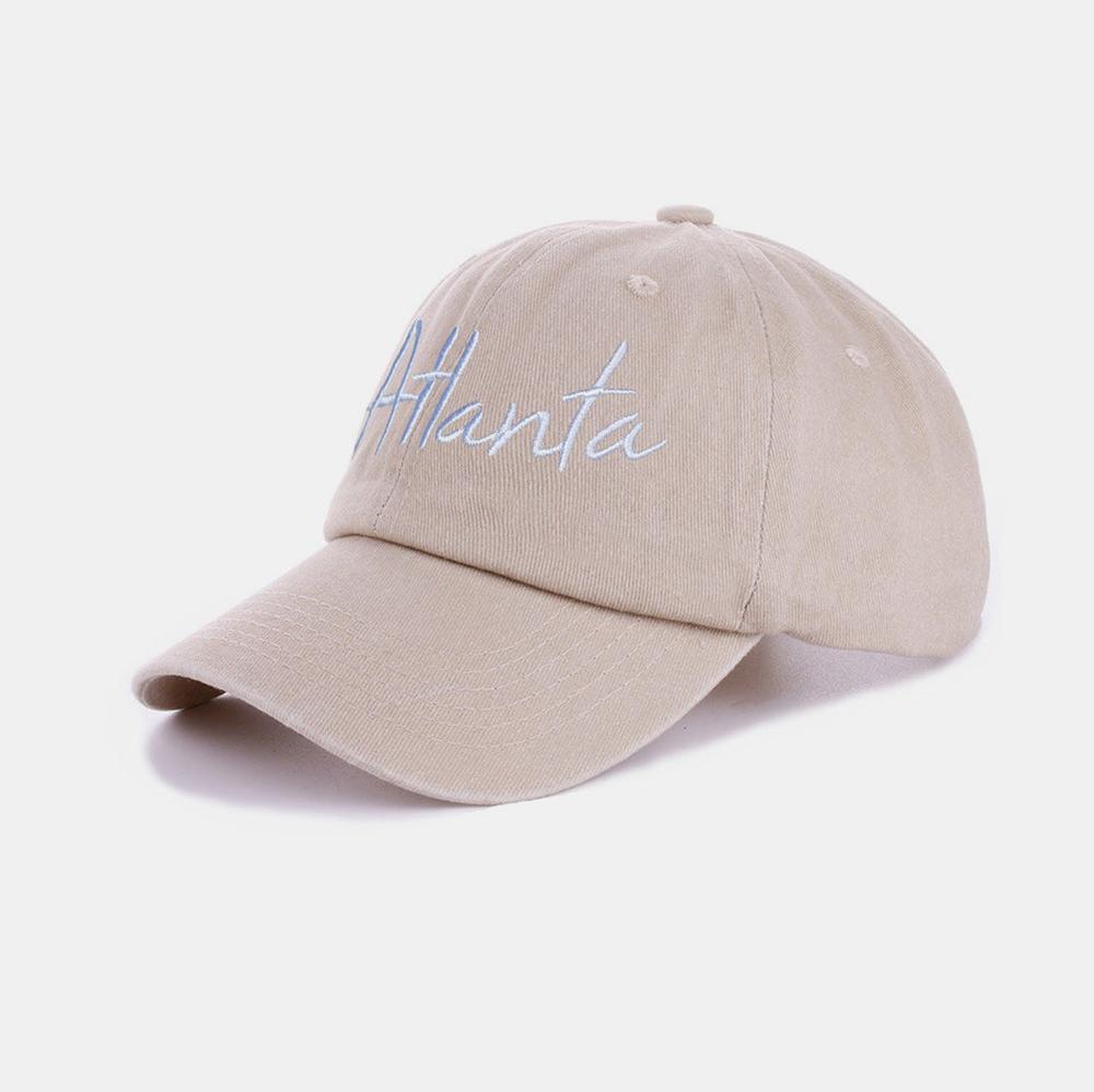 Zenana Washed ATLANTA Embroidered Baseball Cap