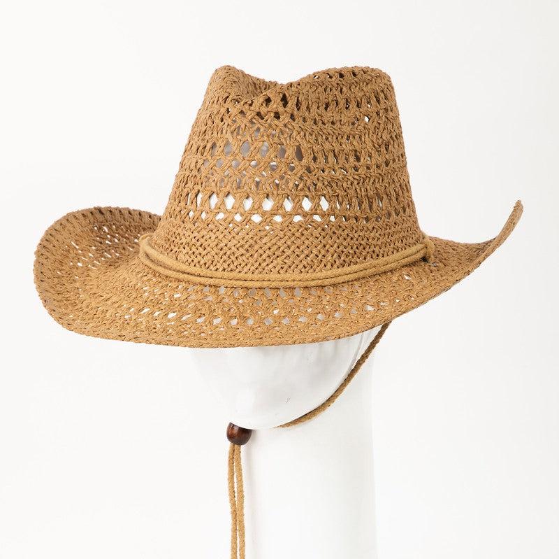 Fame Rope Strap Straw Braided Hat | Unique & Stylish Accessory