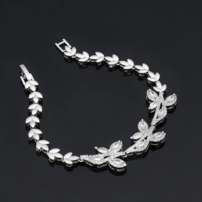 Trendy Luxury 4PCS Wedding Jewelry Set –Zirconia Jewelry