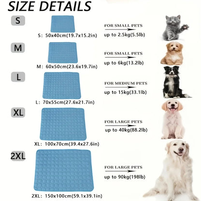 Dog Cooling Mat - Extra Large Summer Bed for Pets