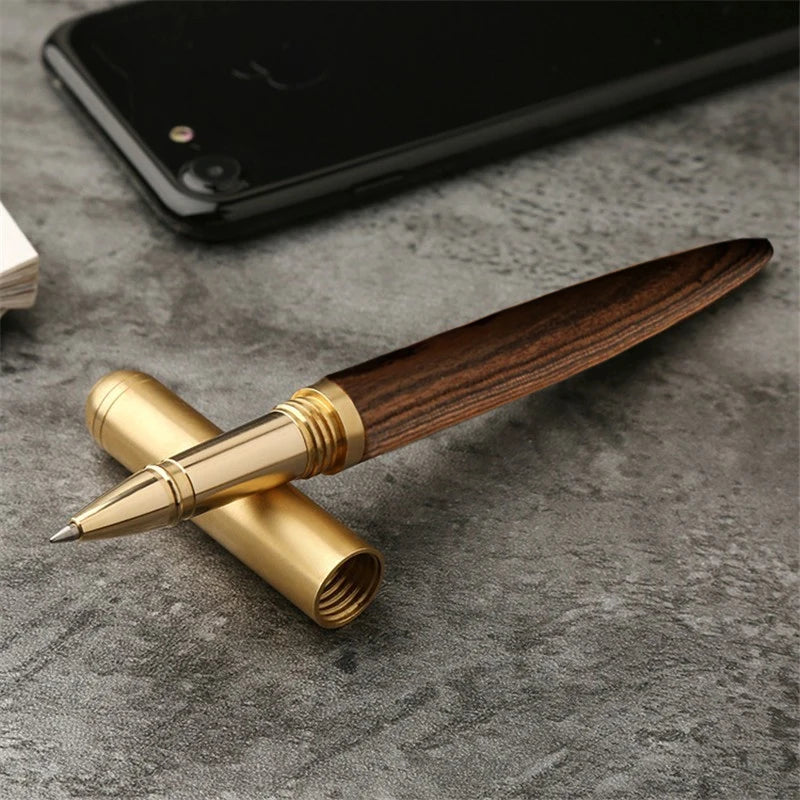 High-Quality Luxury Wood Ballpoint Pen - Business Gift