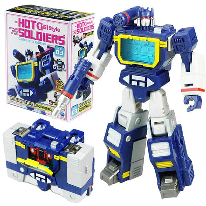 Mini Soundwave with Laserbeak Transformation