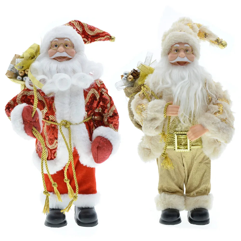 45cm Santa Claus Doll Figurine – Christmas Decor Tree Ornament