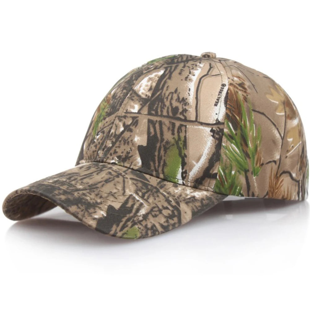 Unisex Quick-Drying Jungle Camo Baseball Cap – Outdoor Sunscreen Fishing Hat