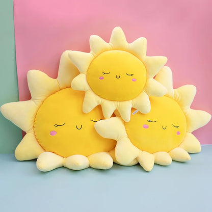 Cute Sun Cloud Plush Pillow | Stuffed Soft Creative Sun & Cloud Toy