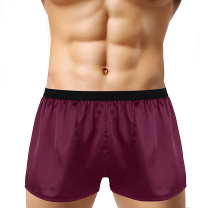 Men's Satin Boxer Shorts