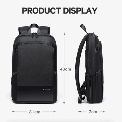 BANGE Waterproof 15.6" Laptop Backpack - Stylish Men's Travel Bag