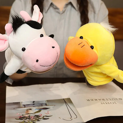 Stuffed Plush Animals Hand Puppets - Educational Baby Toys