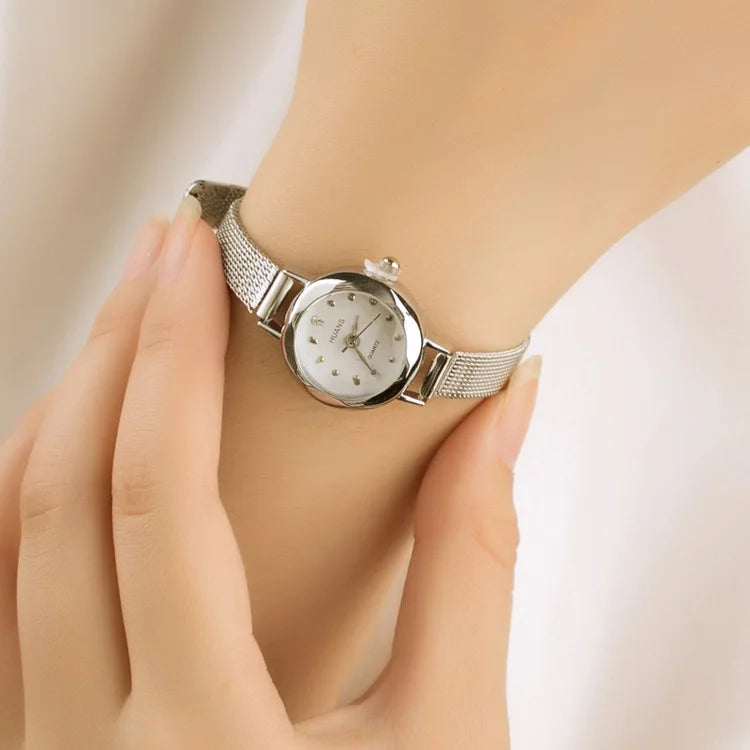 Women's Gold Casual Quartz Bracelet Watch