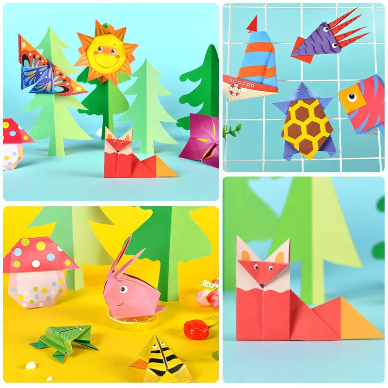 Animal Origami & Paper Cutting Book