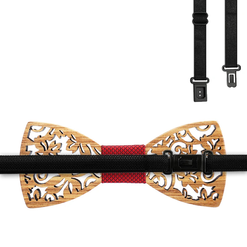 Wooden Bow Ties for Men – Stylish Cotton Bowties for Weddings &amp; Parties