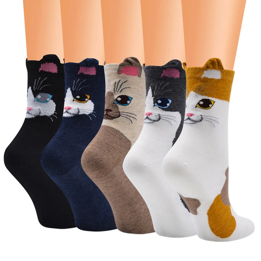 Cartoon Animals Patterns Series Funny Socks