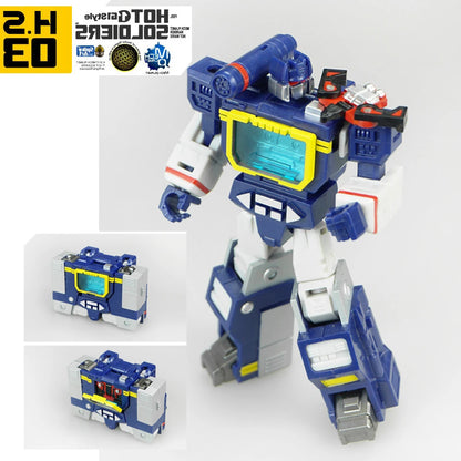 Mini Soundwave with Laserbeak Transformation