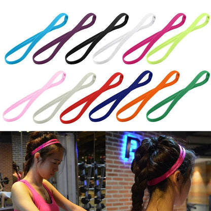 Candy Color Yoga Hair Bands | Anti-Slip Sports Headband for Women & Men