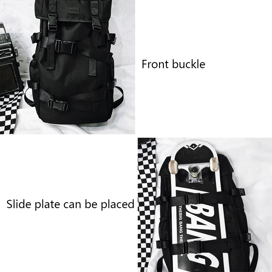 Trendy Cool Street Travel Backpack for Men