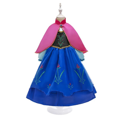 Princess Costume Girl Anna Dress