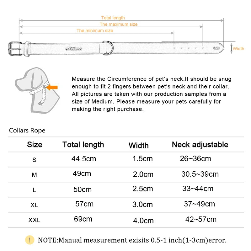 Nylon Dog Collar - Durable Collar for Small to Large Dogs