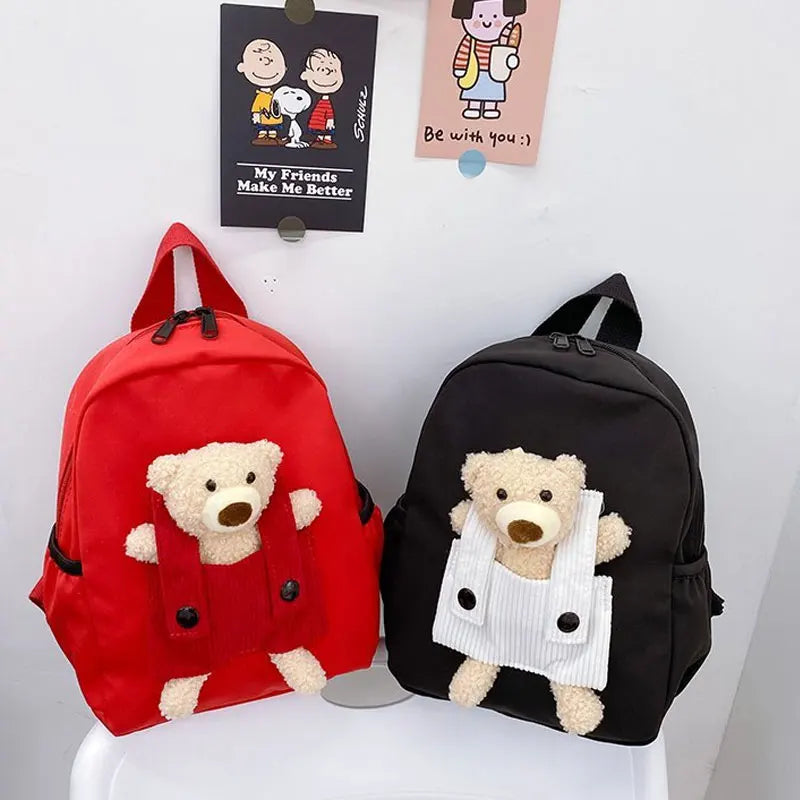 Cartoon Plush Children’s Backpacks