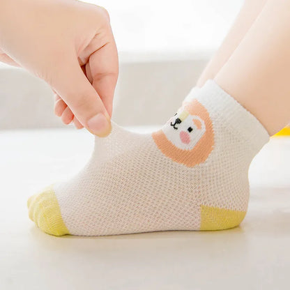 5 Pairs Cute Infant Baby Cotton Socks Series 1