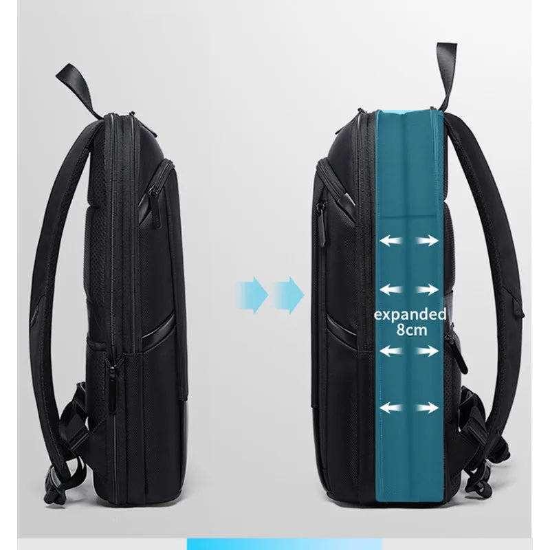 BANGE Waterproof 15.6" Laptop Backpack - Stylish Men's Travel Bag