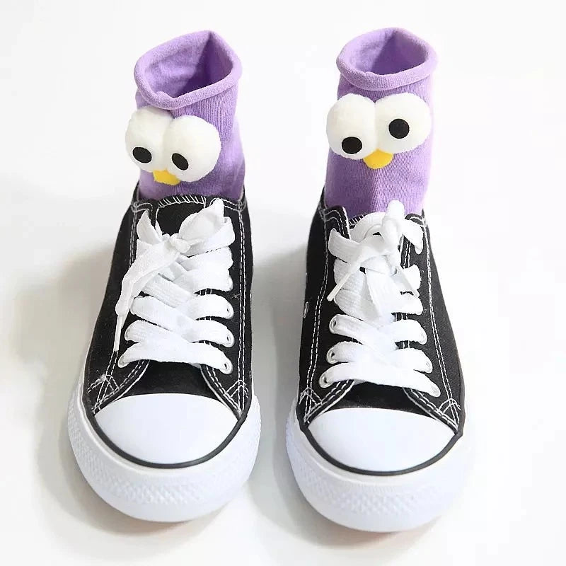 3D Eyes Designer Fashion Happy Cute Socks