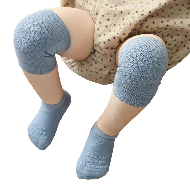 Baby Knee Pads Socks Set - Anti-Slip Safety for Crawling