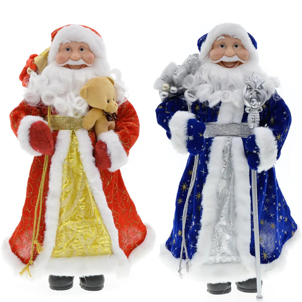 45cm Santa Claus Doll Figurine – Christmas Decor Tree Ornament