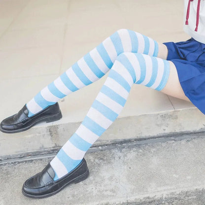 Lolita Striped Knee-High Socks