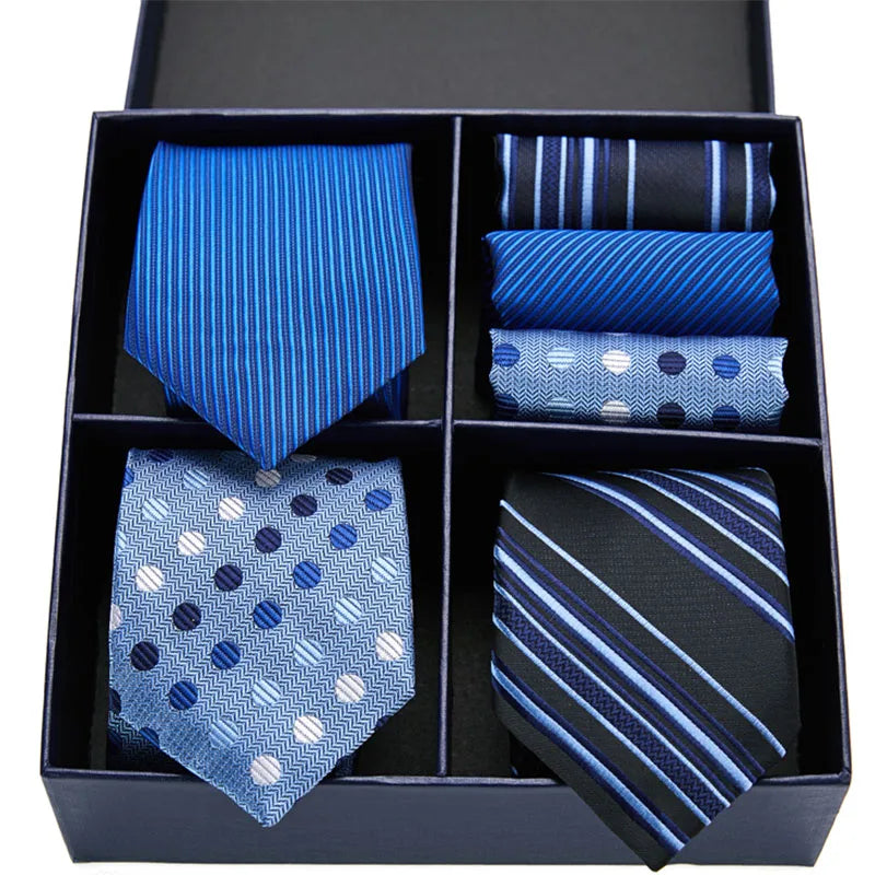 Gift Box Set of Silk Ties for Men – 3 Stylish Designs