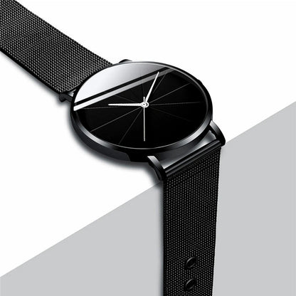 Minimalist Men's Fashion Watch - Ultra Thin Quartz Timepiece