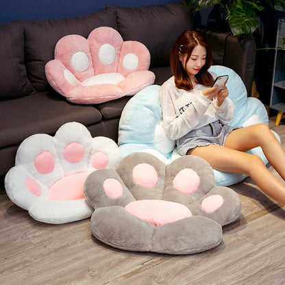 Paw Pillow Plush Seat Cushion