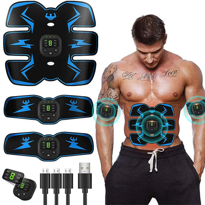 EMS Abdominal Muscle Stimulator - USB Rechargeable ABS Trainer