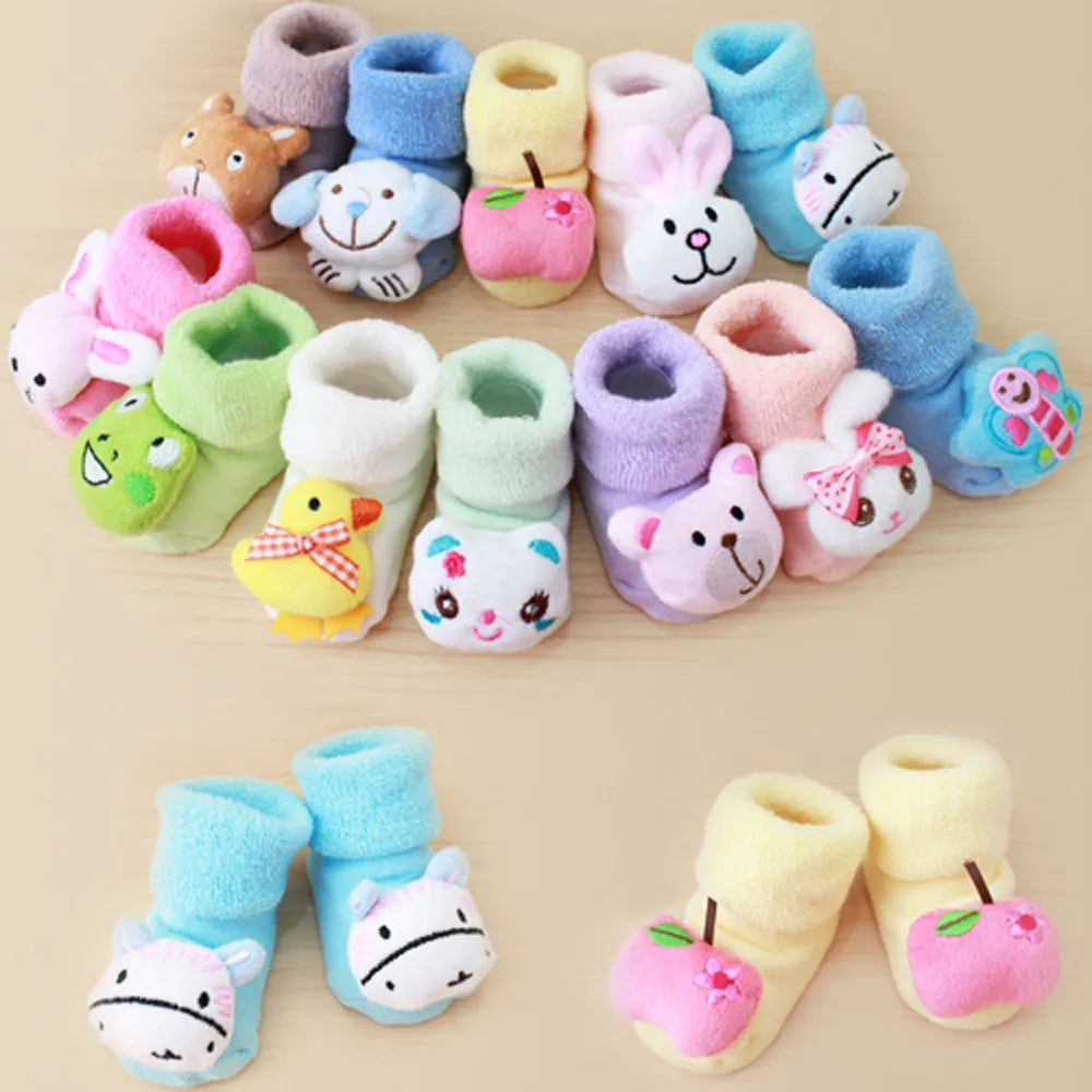 Newborn Anti-slip Cute 3D Socks