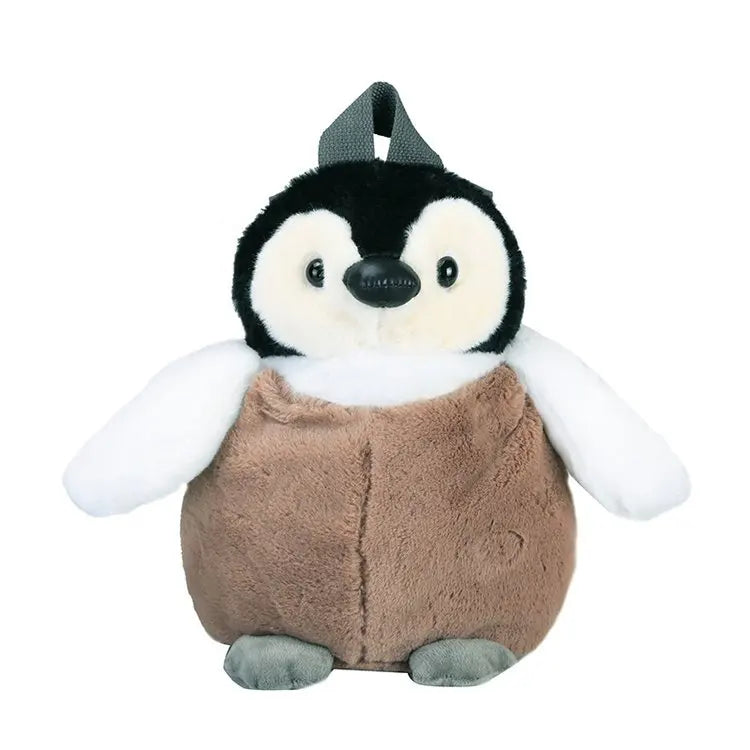 Cute Penguin Plush Backpack for Girls | Adorable & Functional School Bag