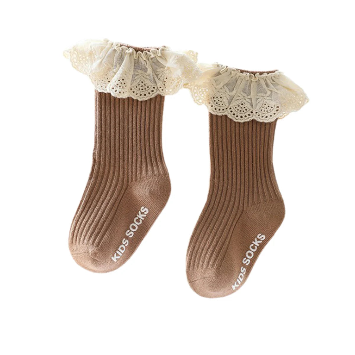 Baby Dressy Lace Socks Medium Tube