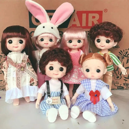 16 cm Dimple Smile BJD Doll with 13 Moveable Joints