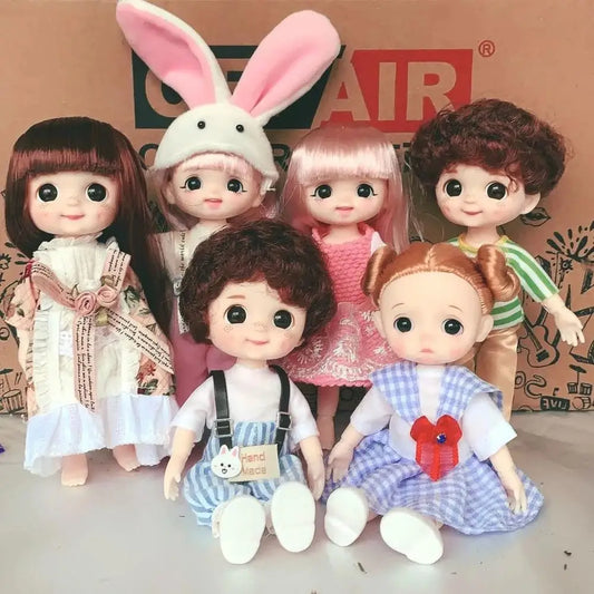 16 cm Dimple Smile BJD Doll with 13 Moveable Joints