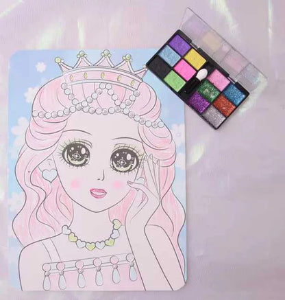 Kids Handmade Princess Makeup Toy – DIY Graffiti Drawing Set