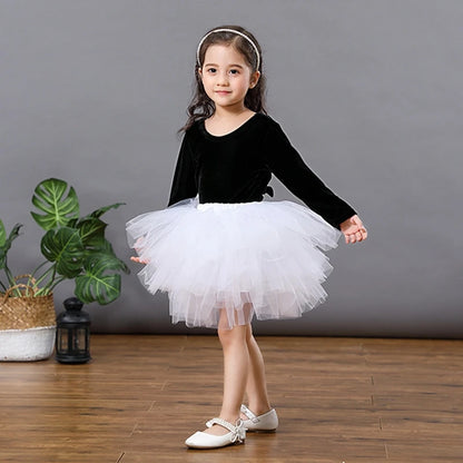 Fluffy Tutu Skirt for Girls – 6-Layer Princess Ballet Dance Tutu