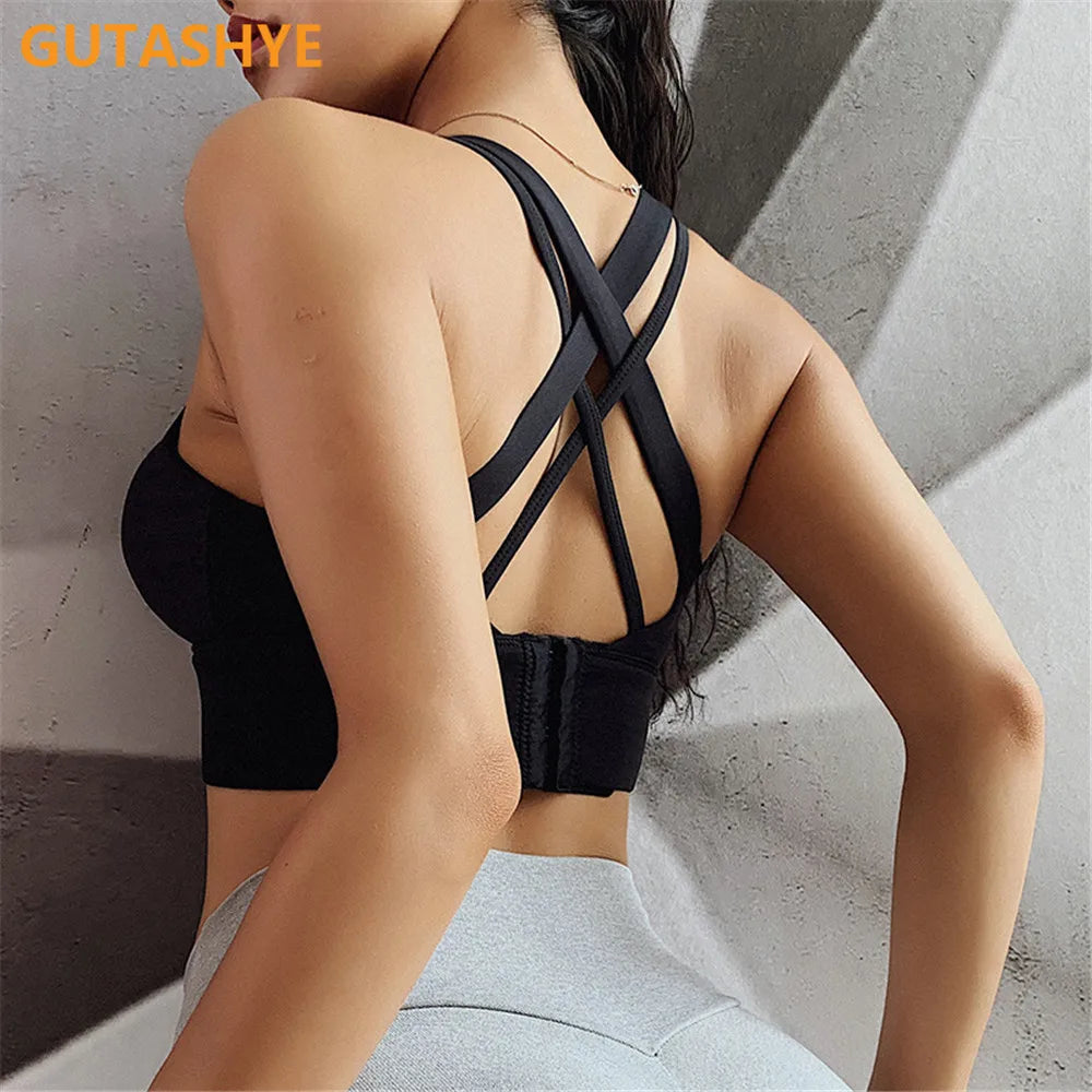 High Support Women's Sports Bra – Push Up Bra