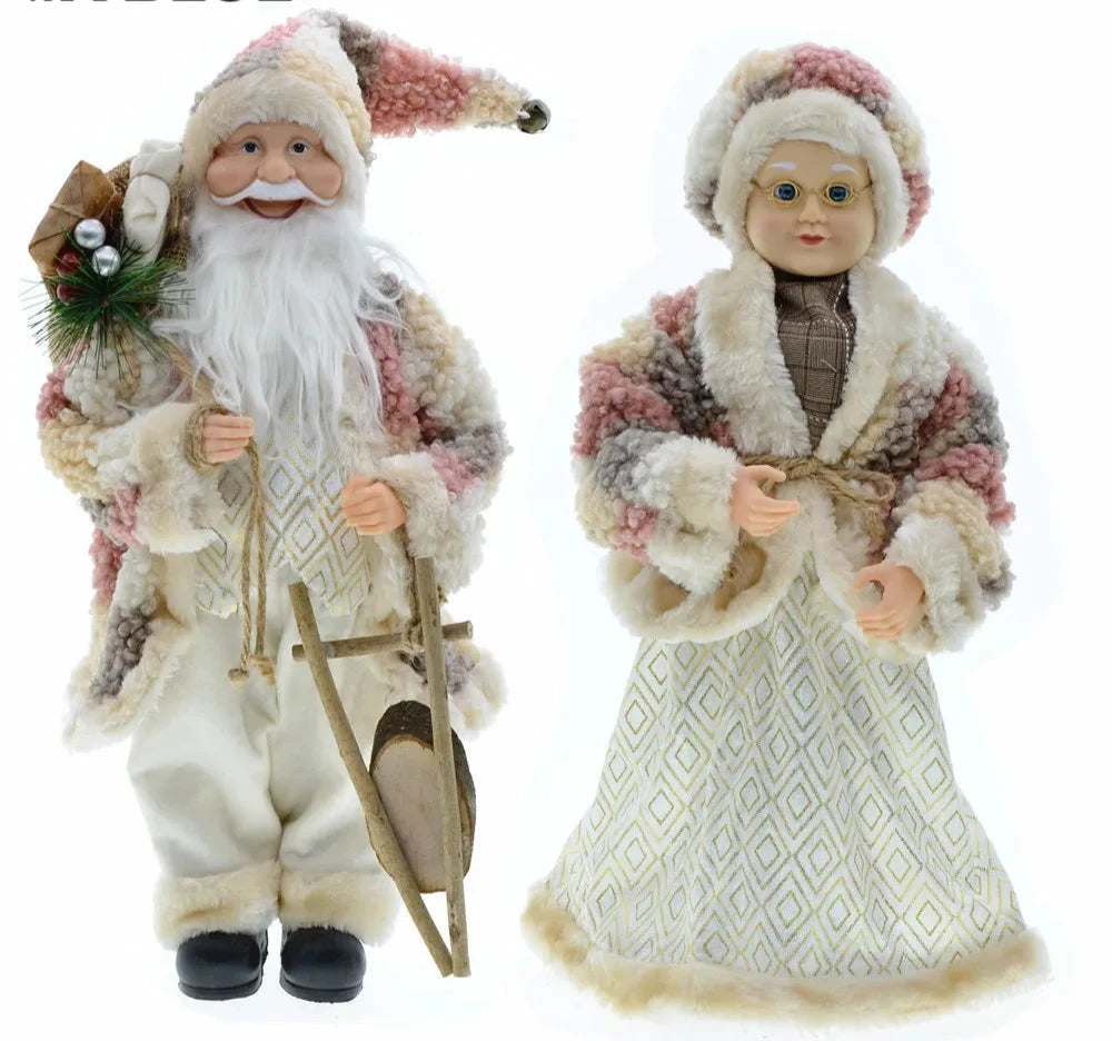 45cm Santa Claus Doll Figurine – Christmas Decor Tree Ornament