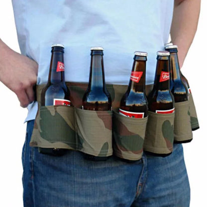 Portable Climbing and Camping Waist Belt Bag for Bottles