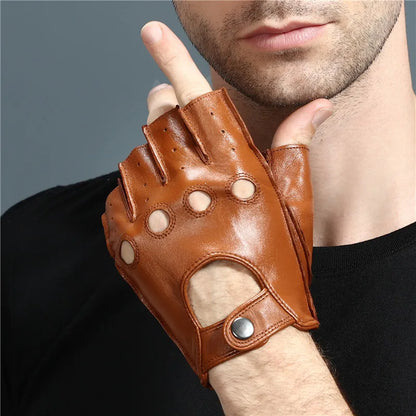 High-Quality Men's Half Finger Gloves