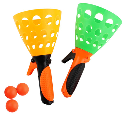 Toss & Catch Ball Game Set – 2 Launchers & 3 Balls