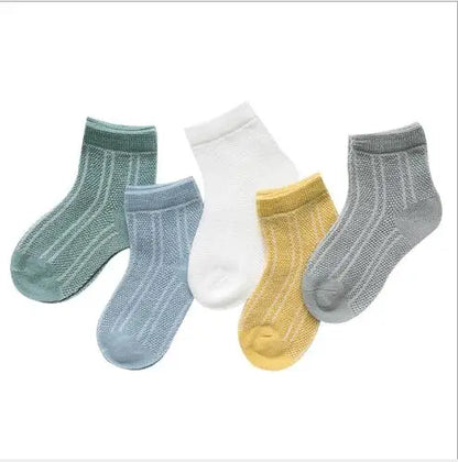 Summer digital color matching baby socks