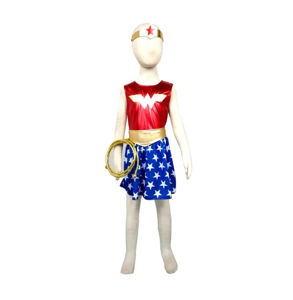 Superhero Girls TuTu Dress Halloween Costume (3-9 Years)