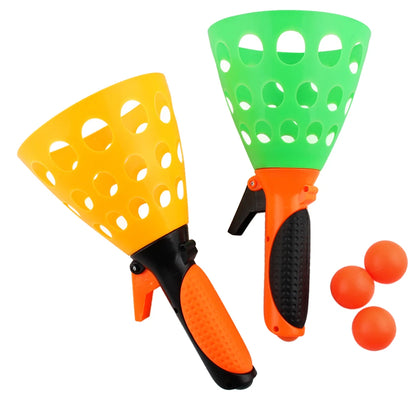 Toss & Catch Ball Game Set – 2 Launchers & 3 Balls